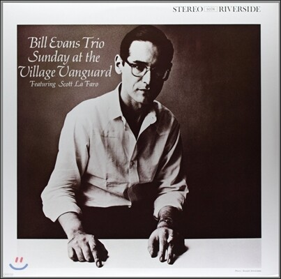Bill Evans Trio,Bill Evans,Paul Motian,Scott LaFaro,Orrin Keepnews — Bill Evans Trio (빌 에반스 트리오) - Sunday At The Village Vanguard (선데이 앳 빌리지 뱅가드) 앨범 커버