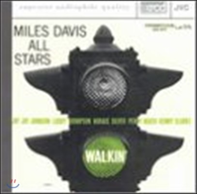 Kenny Clarke,Lucky Thompson,Horace Silver,J.J. Johnson,Miles Davis,Percy Heath,Dave Schildkraut — Miles Davis All Stars (마일스 데이비스 올 스타즈) - Walkin' 앨범 커버