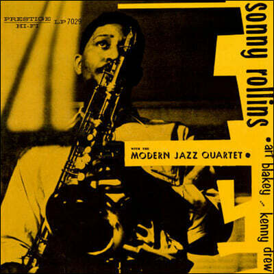 Art Blakey,Kenny Clarke,Kenny Drew,Milt Jackson,John Lewis,Miles Davis,Percy Heath,Roy Haynes — Sonny Rollins (소니 롤린스) - With The Modern Jazz Quartet (위드 더 모던 재즈 쿼텟) 앨범 커버