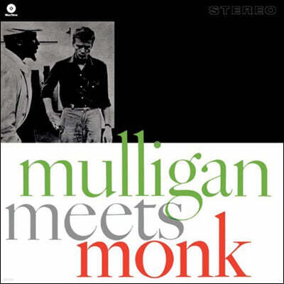 Gerry Mulligan,Thelonious Monk,Wilbur Ware,Shadow Wilson,Orrin Keepnews — Thelonious Monk / Gerry Mulligan (델로니어스 몽크, 게리 멀리건) - Mulligan Meets Monk 앨범 커버