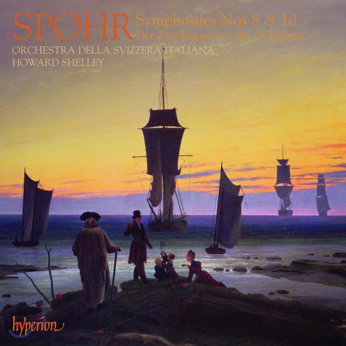 Howard Shelley 루이스 슈포어: 교향곡 8, 10번, 연인과의 결투 서곡 (Louis Spohr: Symphonies, Der Zweikampf Mit Der Geliebten)