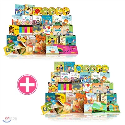 [별똥별] NEW샤방샤방 그림책+잉글리쉬 전48종 (동화책40권+DVD4장+구연동화CD4장)