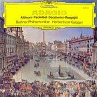 [߰] [LP] Herbert Von Karajan / Albinoni, Pachelbel, Boccherini, Respighi : Adagio (sel200215)