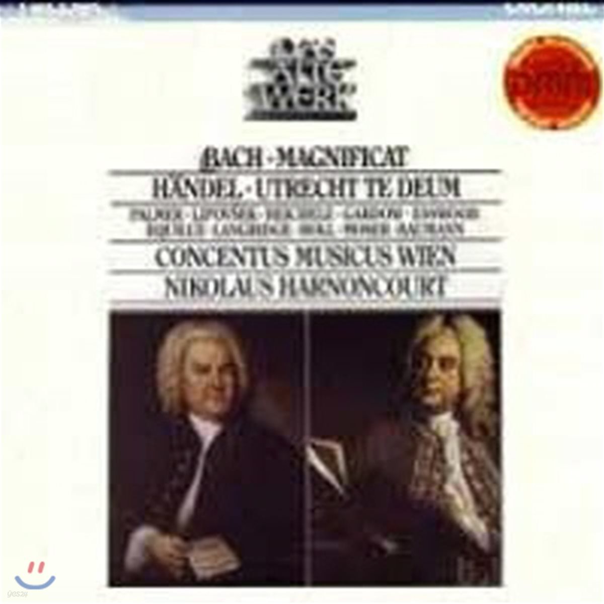 [중고] [LP] Nikolaus Harnoncourt / Bach : Magnificat/Handel: Utrecht Te Deum (stcr066)