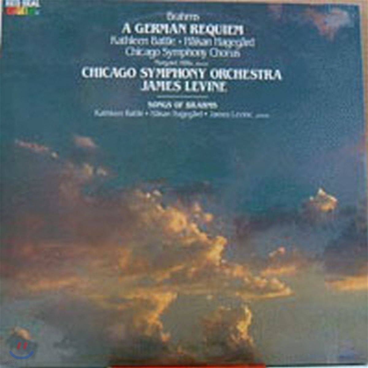 [중고] [LP] Kathleen Battle, Hakan Hagegard, James Levine / Brahms : A German Requiem Op. 45 (2LP/srcr020)