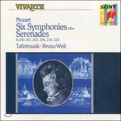 [߰] Bruno Weil / Mozart : Six Symphonies After Serenades (/2CD/s2k47260)