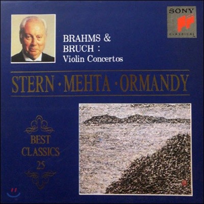 [߰] Isaac Stern / Brahms & Bruch : Violin concertos (Digipack/csk9910)