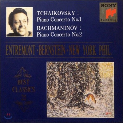 [߰] Entremont, Bernstein / Tchaikovsky & Rachmaninov: Piano concertos (Digipack/csk9913)