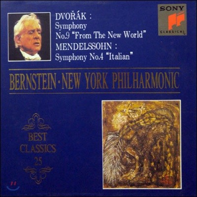 [߰] Bernstein / Dvorak: From The New World, Mendelssohn: Italian (Digipack/csk9914)