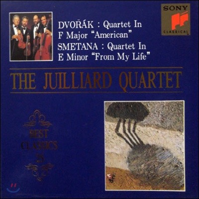 [중고] Juillard Quartet / Dvorak: American, Smetana: From My Life (Digipack/csk9915)