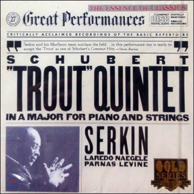 Rudolf Serkin / Schubert: "Trout" Quintet (̰/dck8033)