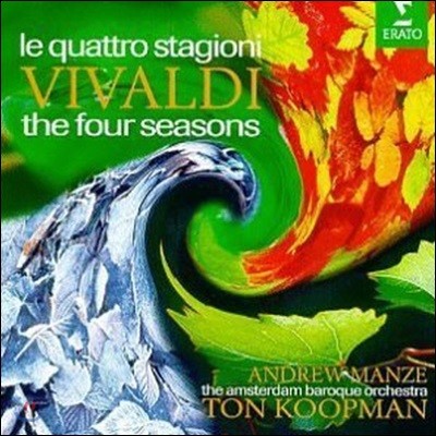 [߰] Ton Koopman / Vivaldi : Le Quattro Stagioni & The Four Seasons (4509948112)