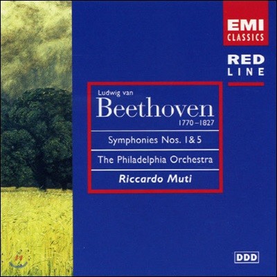 [߰] Riccardo Muti / Beethoven: Symphonies 1 & 5 (/724356978225)