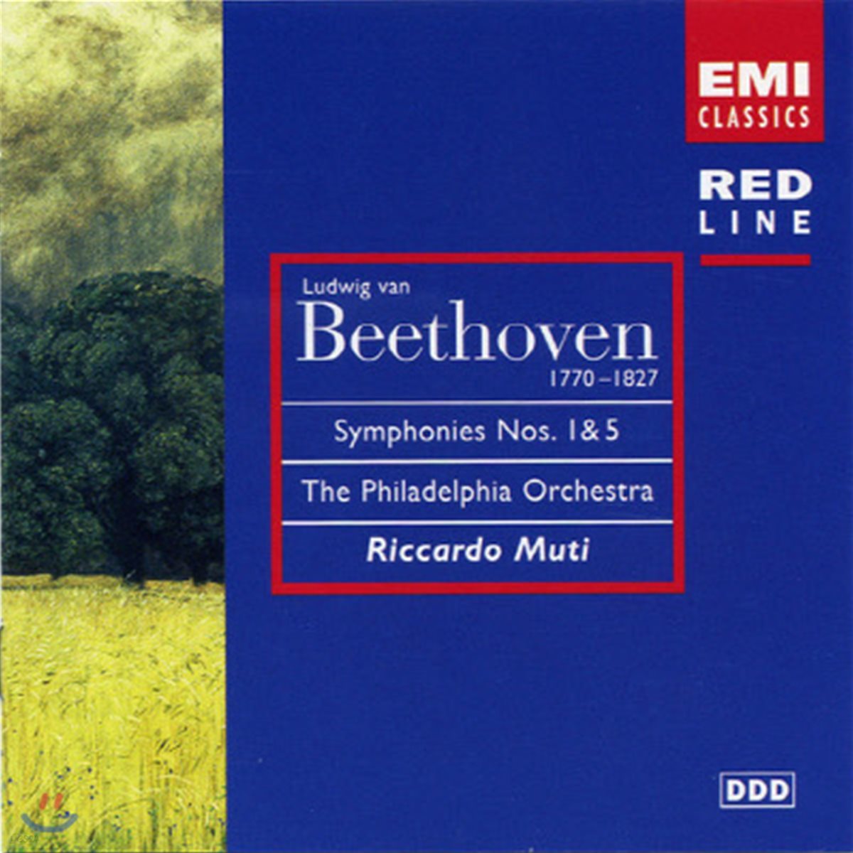 [중고] Riccardo Muti / Beethoven: Symphonies 1 &amp; 5 (수입/724356978225)