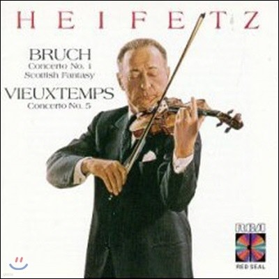 [߰] Jascha Heifetz / Bruch: Violin Concerto No.1, Scottish Fantasy, Vieuxtemps: Violin Concerto No.5 (/rd86214)