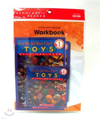 Scholastic Leveled Readers 1-3 : Can you see what I see? : Toys (Book + CD + Workbook)