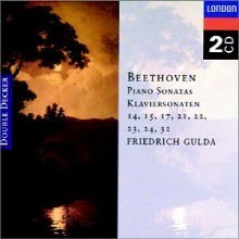 Friedrich Gulda - Beethoven : Piano Sonatas Nos.14, 15, 17, 21-24, 32 (2CD/dd2972)