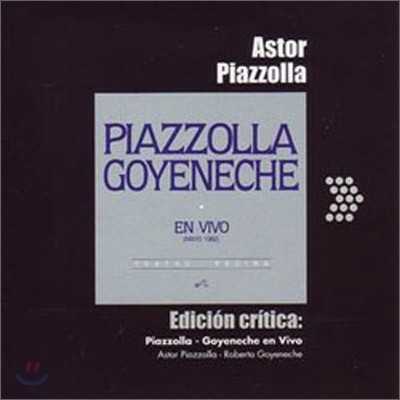 Astor Piazzolla - Piazzolla-Goyeneche En Vivo