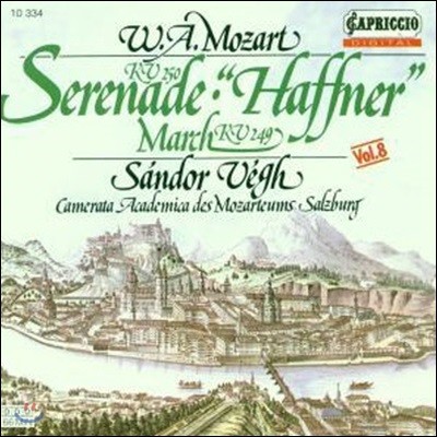 [߰] Sandor Vegh / Mozart : Serenade K.250 Haffner (/10334)