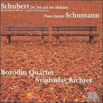 [߰] Borodin Quartet / Schubert String Quartet No.14, Schumann Piano Quintet in E flat major, op.44 (0630182532)