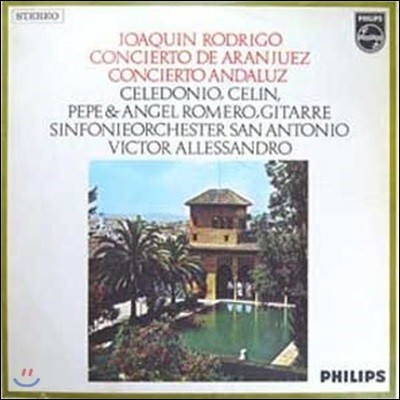 [߰] [LP] Angel Romero, Los Romeros / Rodrigo : Concierto De Aranjuez, Concierto Andaluz (sel100161)
