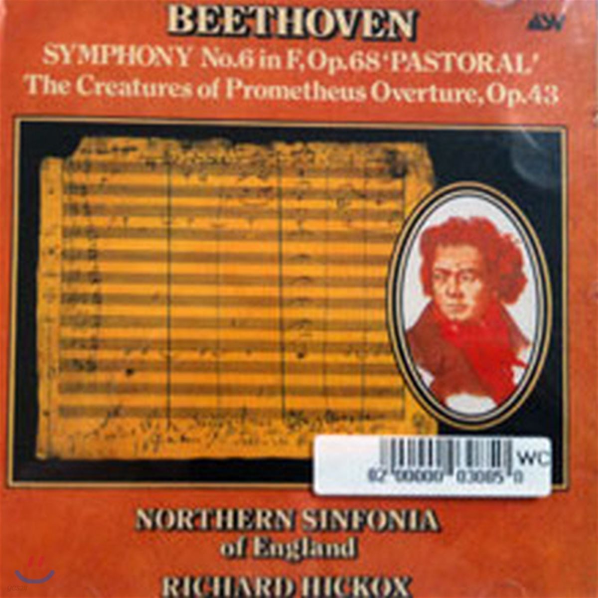 [중고] Beethoven : Symphony No. 6 'pastoral', Overture : The Creatures Of Prometheus / Northern Sinfonia Of England, Richard Hickox (skcdl0139)