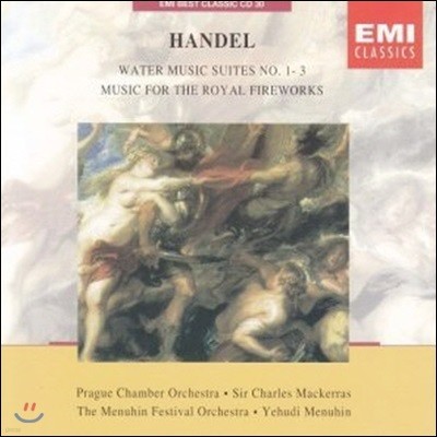 Charles Mackerras, Yehudi Menuhin / Handel : Water Music Suites Nos. 1-3 Etc. (EMI Best Classic 10/̰)