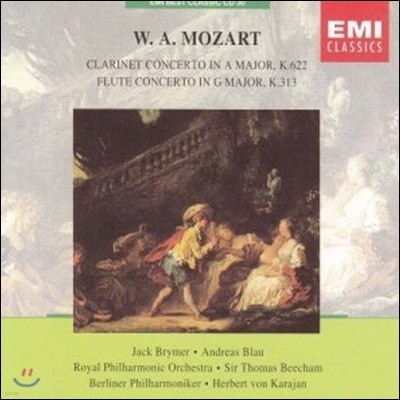 Thomas Beecham, Herbert Von Karajan / Mozart : Clarinet Concerto Etc. (EMI Best Classic 15/̰)