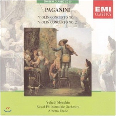 Yehudi Menuhin, Alberto Erede / Paganini : Violin Concertos Nos. 1 & 2 (EMI Best Classic 17/̰)