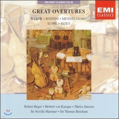 Herbert Von Karajan Etc. / Great Overtures (EMI Best Classic 26/̰)