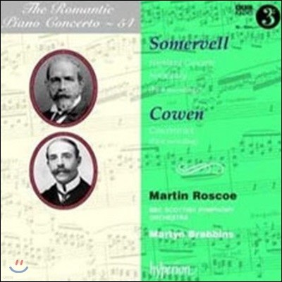 [߰] Martyn Brabbins / Arthur Somervell, Sir Frederic Hymen Cowen : The Romantic Piano Concerto, Vol. 54 (/cda67837)