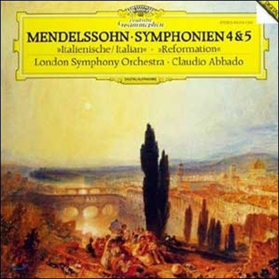 [߰] [LP] Claudio Abbado : Mendelssohn: Symphony No.4 Italian, No.5 Reformation (selrg1293)