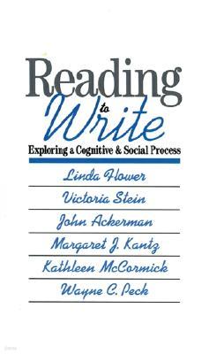 Reading-to-Write