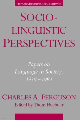 Sociolinguistic Perspectives: Papers on Language in Society, 1959-1994