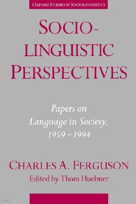 Sociolinguistic Perspectives: Papers on Language & Society, 1959-1994