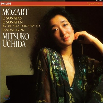 Mitsuko Uchida Ʈ: ǾƳ ҳŸ 'Ű ǳ', ȯ -  ġ (Mozart: 2 Piano Sonatas KV331 'Alla Turca', KV332, Fantasie KV397) [LP]
