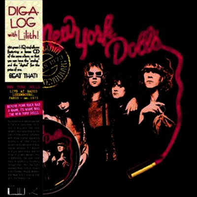 New York Dolls - Live at Radio Luxembourg,Paris '73 (LP+CD)