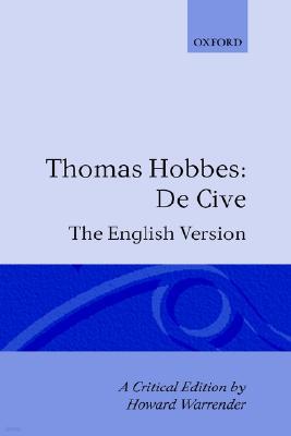 de Cive: The English Version