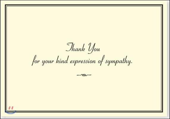 Sympathy Thank You Notes