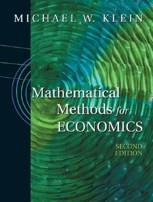 Mathematical Methods for Economics 2/E