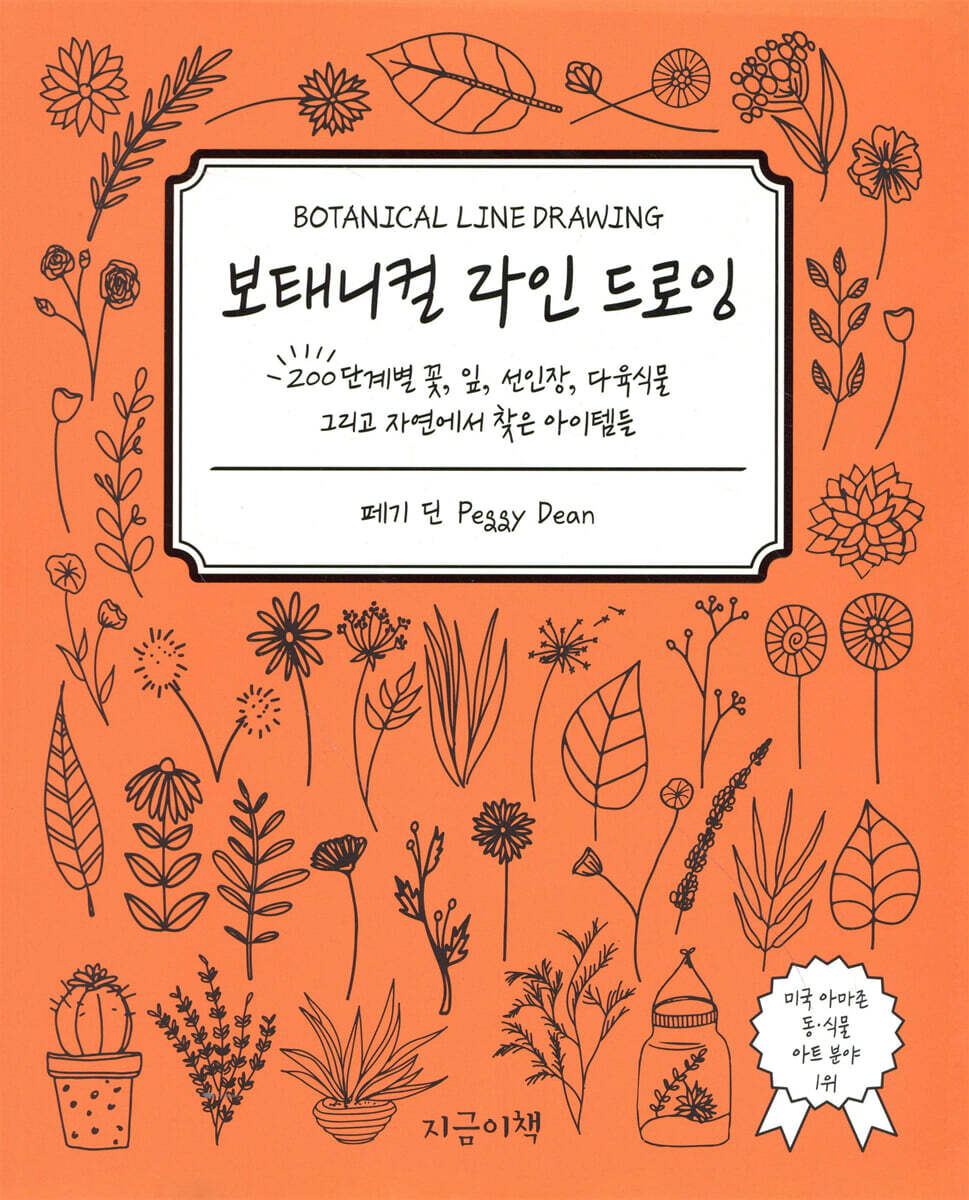 지금이책  보태니컬 라인 드로잉