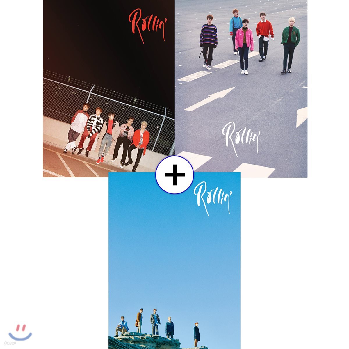 B1A4 - 미니앨범 7집 : Rollin’ [Black + Blue + Gray/3종 SET]
