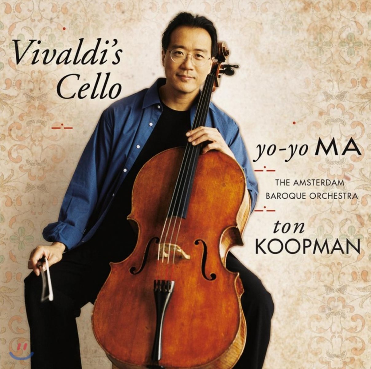Yo-Yo Ma 비발디: 첼로 협주곡 - 요요 마, 암스테르담 바로크 오케스트라, 톤 쿠프만 (Vivaldi&#39;s Cello: Concertos) [2 LP]