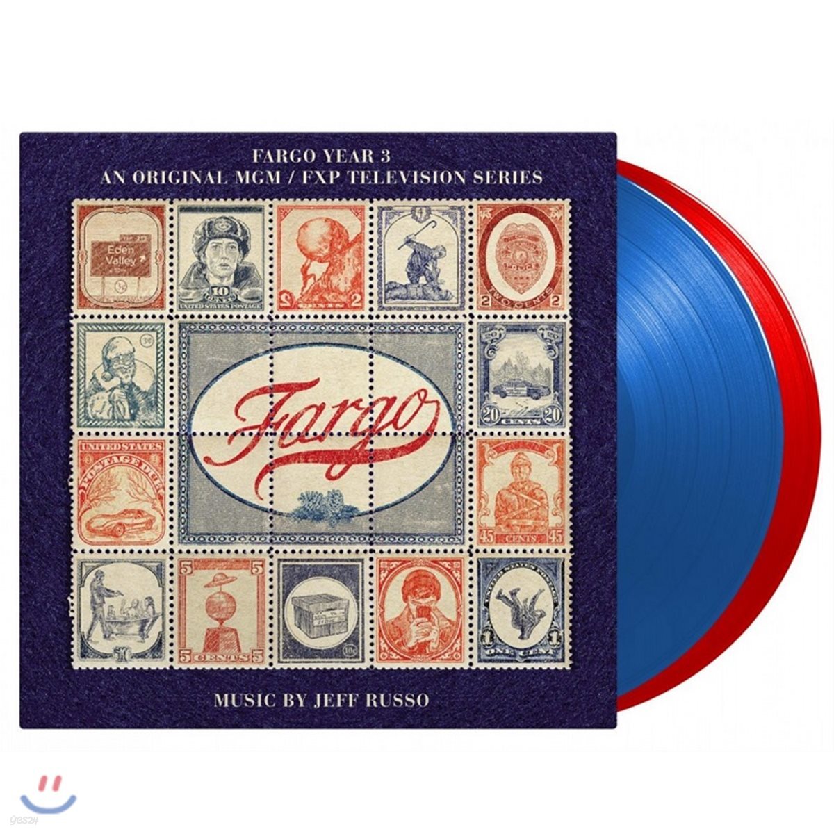 파고 시즌 3 드라마 음악 (Fargo Season 3 OST by Jeff Russo 제프 루소) [블루 & 레드 컬러 2LP]