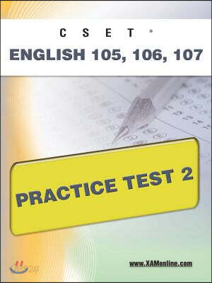 Cset English 105, 106 Practice Test 2 - YES24