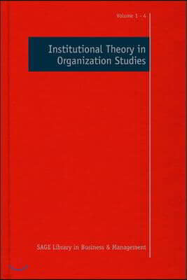 Institutional Theory in Organization Studies