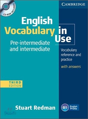 English Vocabulary in Use : Pre-intermediate and Intermediate with Answers & CD-Rom