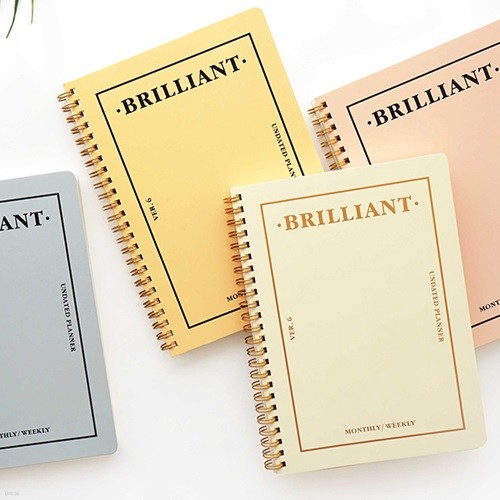  Brilliant weekly planner (만년형)