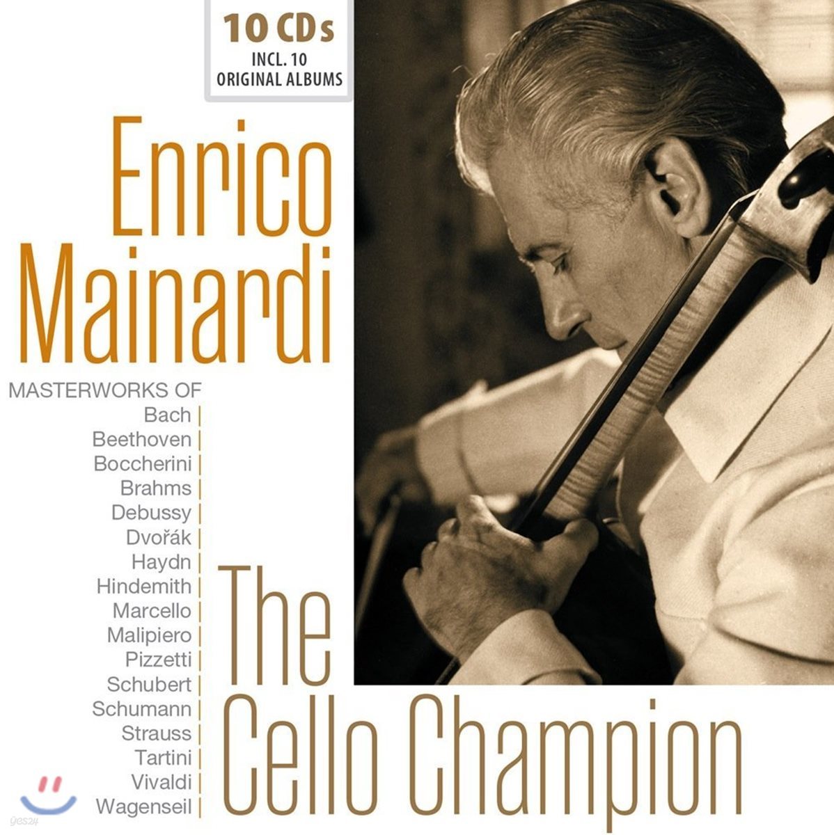 Enrico Mainardi 엔리코 마이나르디 명연집 - 10 오리지널 앨범 컬렉션 (The Cello Champion)