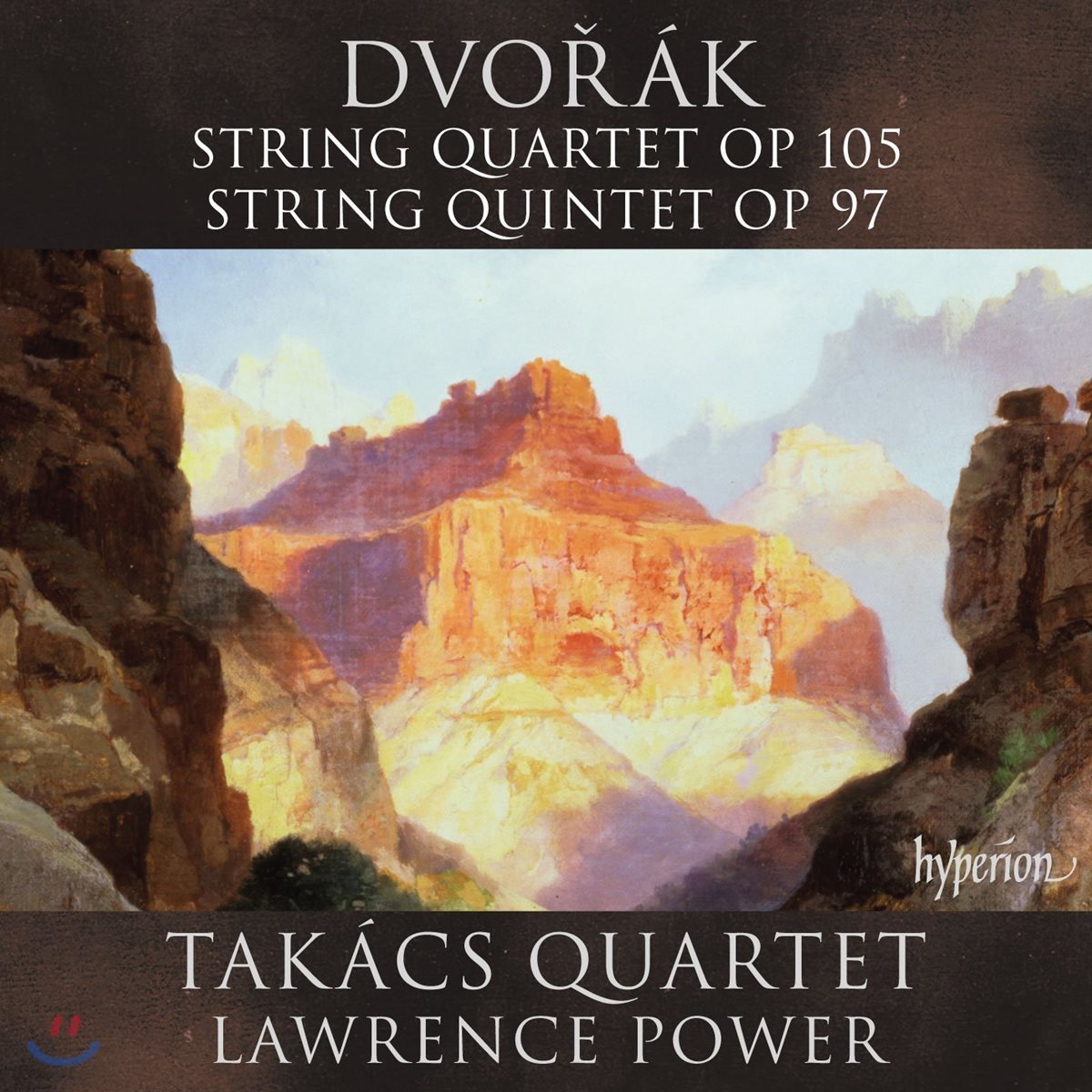 Takacs Quartet 드보르작: 현악 사중주 Op.105, 현악 오중주 Op.97 - 타카치 콰르텟, 로렌스 파워 (Dvorak: String Quartet &amp; Quintet)